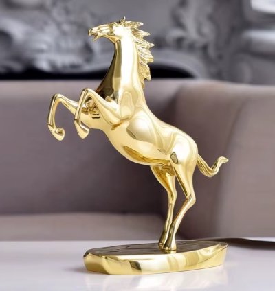 Resin Horse Decorative Piece
