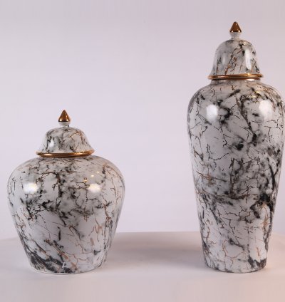 طقم فازات بورسلين 2 قطعة