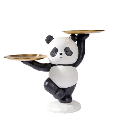 باندا ديكوري مع صينية تقديم