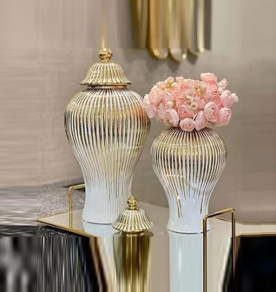 فازات بورسلين ( طقم قطعتين )