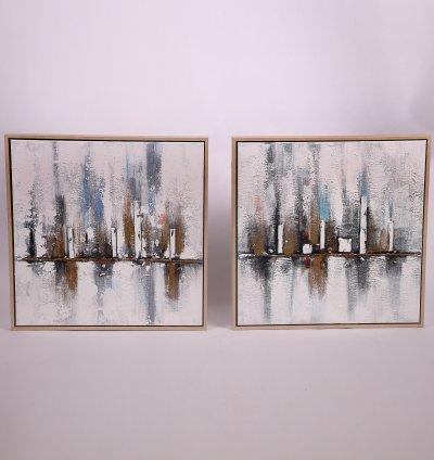 تابلوه زيت طقم 2 قطعة