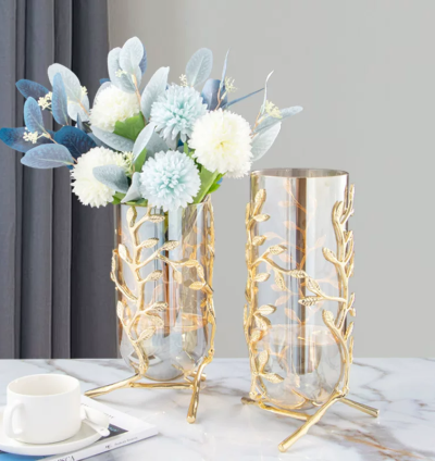 طقم فازات زجاج 2 قطعة