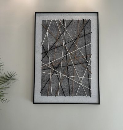 تابلوه مودرن بإطار ألومنيوم