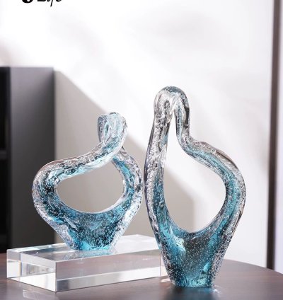 ديكور زجاجى مودرن قطعتين