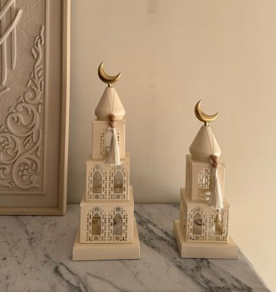 Elegant metal lantern