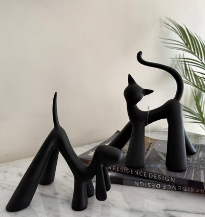 Black Cat Decor Set of 2