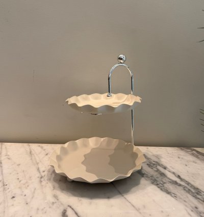 Double-Tier Serving Stand