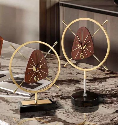 Geometric Design Decor Clock