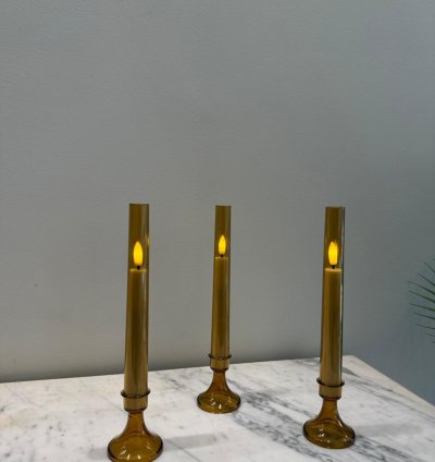 Elegant Glass Candle Holder