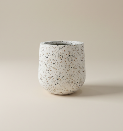 Terrazzo Fiberglass Pot