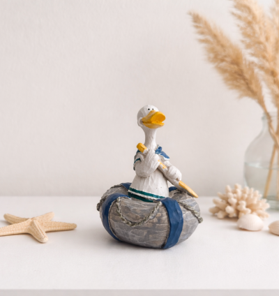 Sailor Duck Coastal Figurine