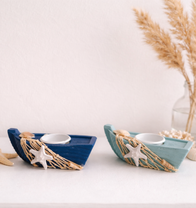 Boat Candle Holder