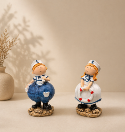 طقم تماثيل بحارة ولد وبنت