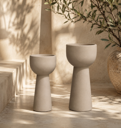 Cup Fiberglass planter