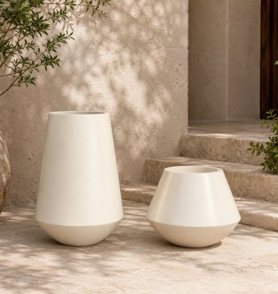 Beehive Fiberglass Planter