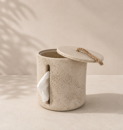 Tissue Box Rope Handle