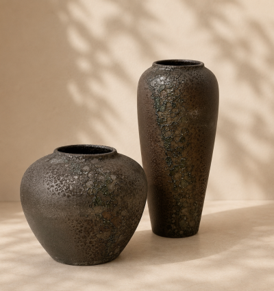 Obsidian Vase