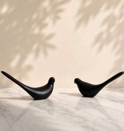 Set Bird Sculptures