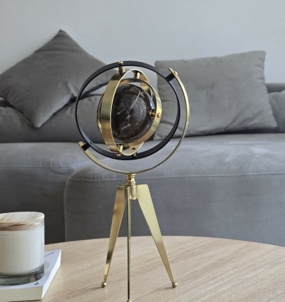 Orbit Globe Sculpture