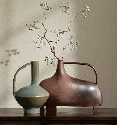 Set Handle Vases