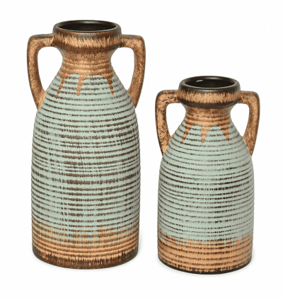 Set Rustic Ceramic Vase