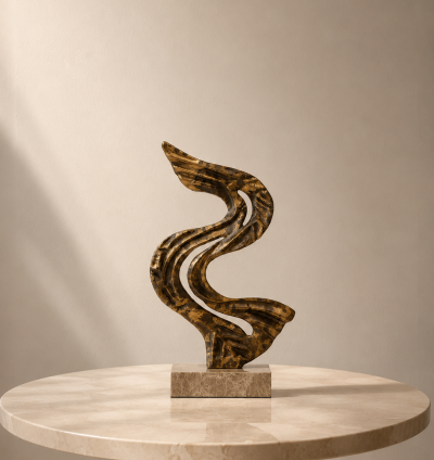 Modern Abstract Metal Sculpture