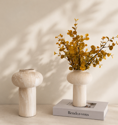 Set Ivory Vases