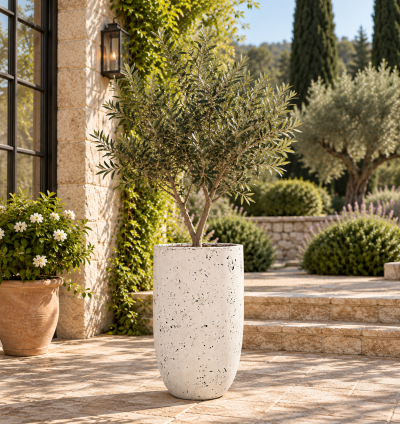 Vero Poly Stone Planter